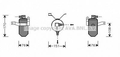 AVA QUALITY COOLING cnd184 -  Осушитель, кондиционер
